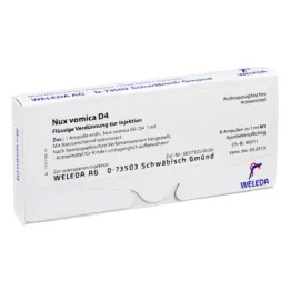 NUX VOMICA D 4 ampoules, 8X1ml