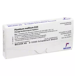 PLUMBUM MELLITUM D 20 ampoules, 8X1 ml