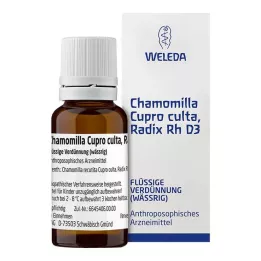 CHAMOMILLA CUPRO Culta Radix RH D 3 Dilution, 20 ml