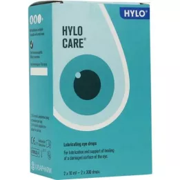 HYLO-CARE gouttes oculaires, 2x10 ml