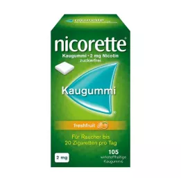NICORETTE Chewing-gum aux fruits frais 2 mg, 105 pièces