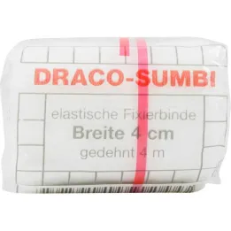 Bandage de fixation Dracosumbi 4 cm x 4 m blanc, 1 pièce