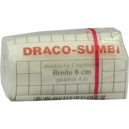 Bandage de fixation Dracosumbi 6 cm x 4 m blanc, 1 pièce