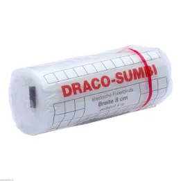 Bandage de fixation Dracosumbi 8 cm x 4 m blanc, 1 pièce