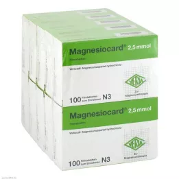 MAGNESIOCARD Comprimés pelliculés de 2,5 mmol, 10X100 pcs