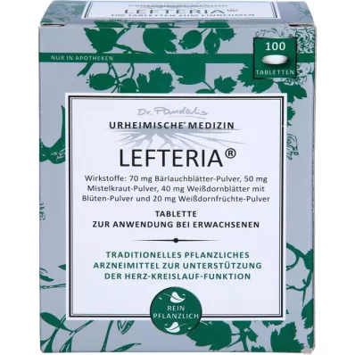 LEFTERIA Comprimés, 100 pièces