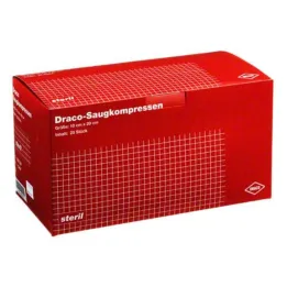 Compresses daspiration stériles 10x20c, 25 pc