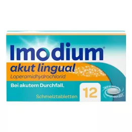 IMODIUM comprimés orodispersibles linguaux aigus, 12 pcs