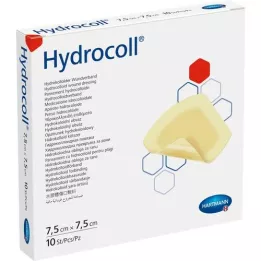 HYDROCOLL Pansement pour plaies 7,5 x 7,5 cm, 10 pièces