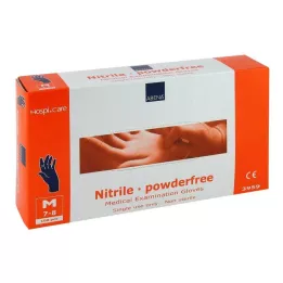 NITRIL Gants sans accélérateur, sans poudre, taille moyenne, 100 pièces