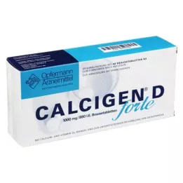 CALCIGEN D forte 1000 mg/880 I.E. comprimés effervescents, 40 pcs