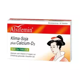 ALSIFEMIN Climate-Soja plus Calcium D3 comprimés, 30 pcs
