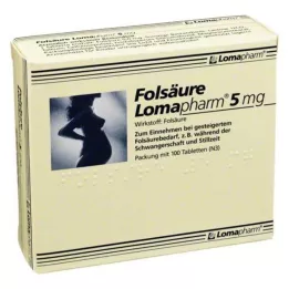 FOLSÄURE LOMAPHARM Comprimés de 5 mg, 100 pièces