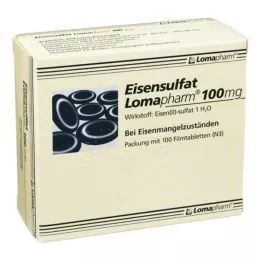 EISENSULFAT Comprimés pelliculés Lomapharm 100 mg, 100 pcs