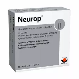 NEUROP Ampoules de solution injectable, 10X1 ml
