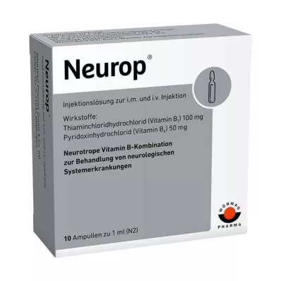 NEUROP Ampoules de solution injectable, 10X1 ml