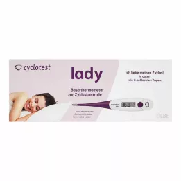 CYCLOTEST Thermomètre basal pour femme, 1 pièce