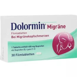 DOLORMIN Comprimés de films de migraine, 30 pc