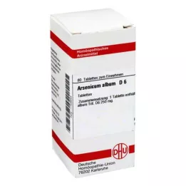 ARSENICUM ALBUM D 6 comprimés, 80 pcs