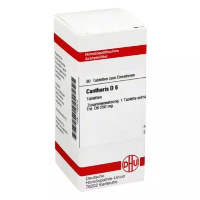 CANTHARIS D 6 comprimés, 80 pcs