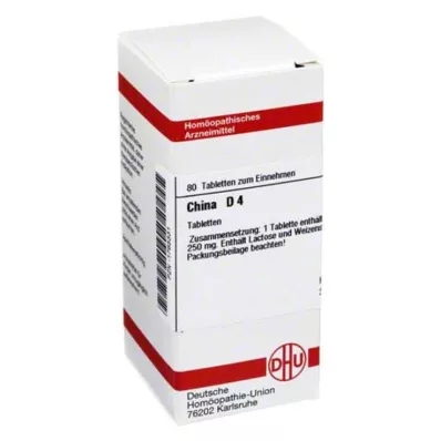 CHINA D 4 comprimés, 80 pcs