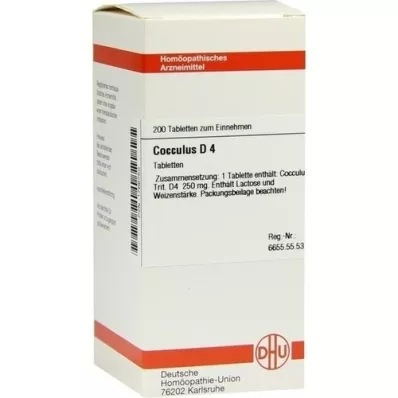 Cocculus D 4, 200 pc Cocculus D 4, 200 pc