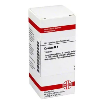 CONIUM D 4 comprimés, 80 pcs