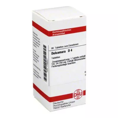 DULCAMARA D 4 comprimés, 80 pcs DULCAMARA D 4 comprimés, 80 pcs