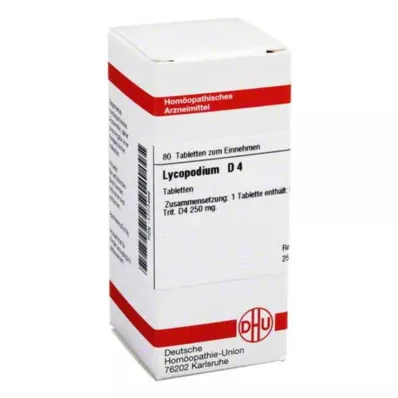 LYCOPODIUM D 4 comprimés, 80 pcs