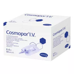 COSMOPOR I.V. Cherülenfixierverband 6x8 cm, 50 pc