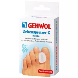 GEHWOL Écarteur dorteils en gel polymère G moyen, 3 pièces