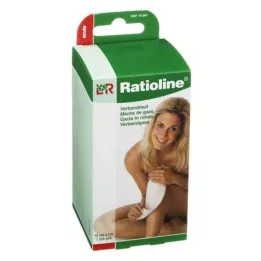 RATIOLINE gaze aiguë 10 cmx2 m roulée, 1 pièce