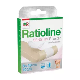 RATIOLINE Pansement sensible pour plaies 8 cm x 1 m, 1 pièce