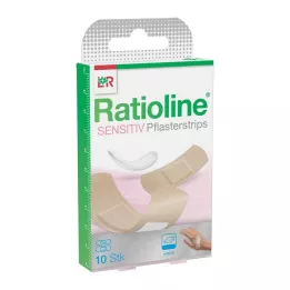 RATIOLINE Bandes de plâtre sensibles en 2 tailles, 10 pièces