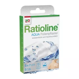 RATIOLINE Enduit de douche aqua 5x7 cm, 5 pièces