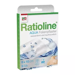 RATIOLINE Aqua Shower Plâtre 8x10 cm, 5 heures