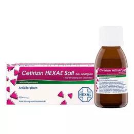 CETIRIZIN HEXAL Jus pour les allergies, 75 ml