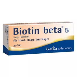 BIOTIN BETA 5 comprimés, 20 pièces