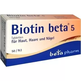 BIOTIN BETA 5 comprimés, 50 pc