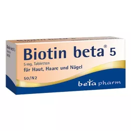 BIOTIN BETA 5 comprimés, 50 pièces