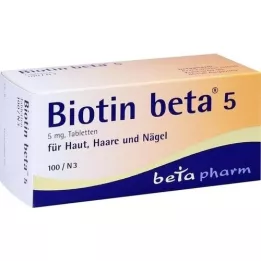 Comprimés BIOTIN BETA 5, 100 pc