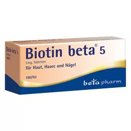 BIOTIN BETA 5 comprimés, 100 ST