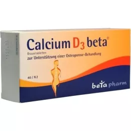 CALCIUM D3 comprimés effervescents bêta, 40 pc