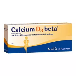 CALCIUM Comprimés effervescents D3 bêta, 40 pcs