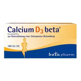 CALCIUM Comprimés effervescents D3 bêta, 100 pcs