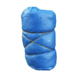 Couvre-chaussures jetables en plastique bleu, 10 pc
