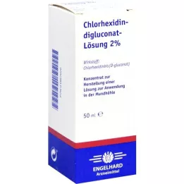 CHLORHEXIDINDIGLUCONAT Solution 2% Concentré, 50 ml