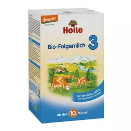 HOLLE Lait de suite pour nourrissons bio 3, 600 g