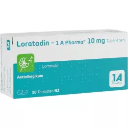 LORATADIN-1A comprimés pharmaceutiques, 50 pc