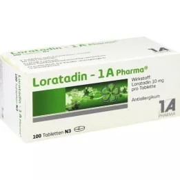 LORATADIN-1A comprimés pharmaceutiques, 100 pc